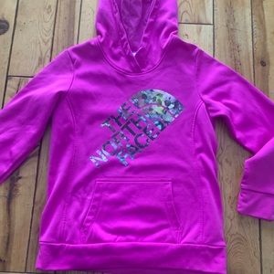 The North Face sweatshirt
